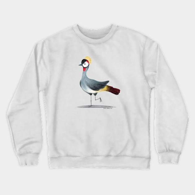 East African Crowned Crane Crewneck Sweatshirt by julianamotzko